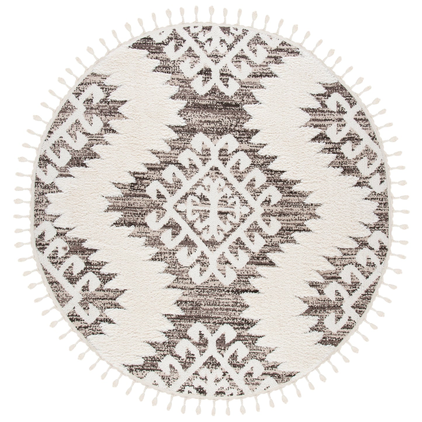 Safavieh Poignets marocains à franges, style bohème tribal, 5 cm d'épaisseur