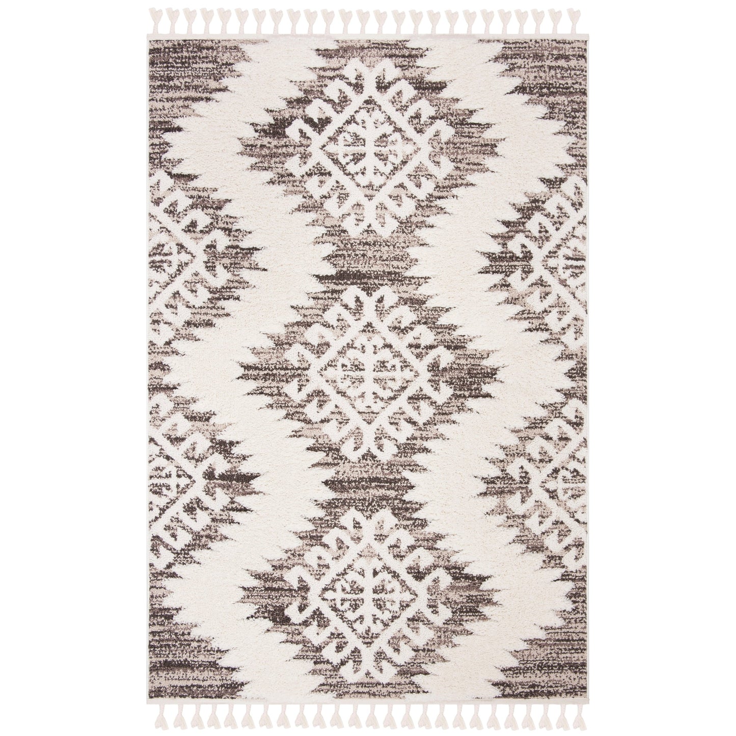 Safavieh Poignets marocains à franges, style bohème tribal, 5 cm d'épaisseur