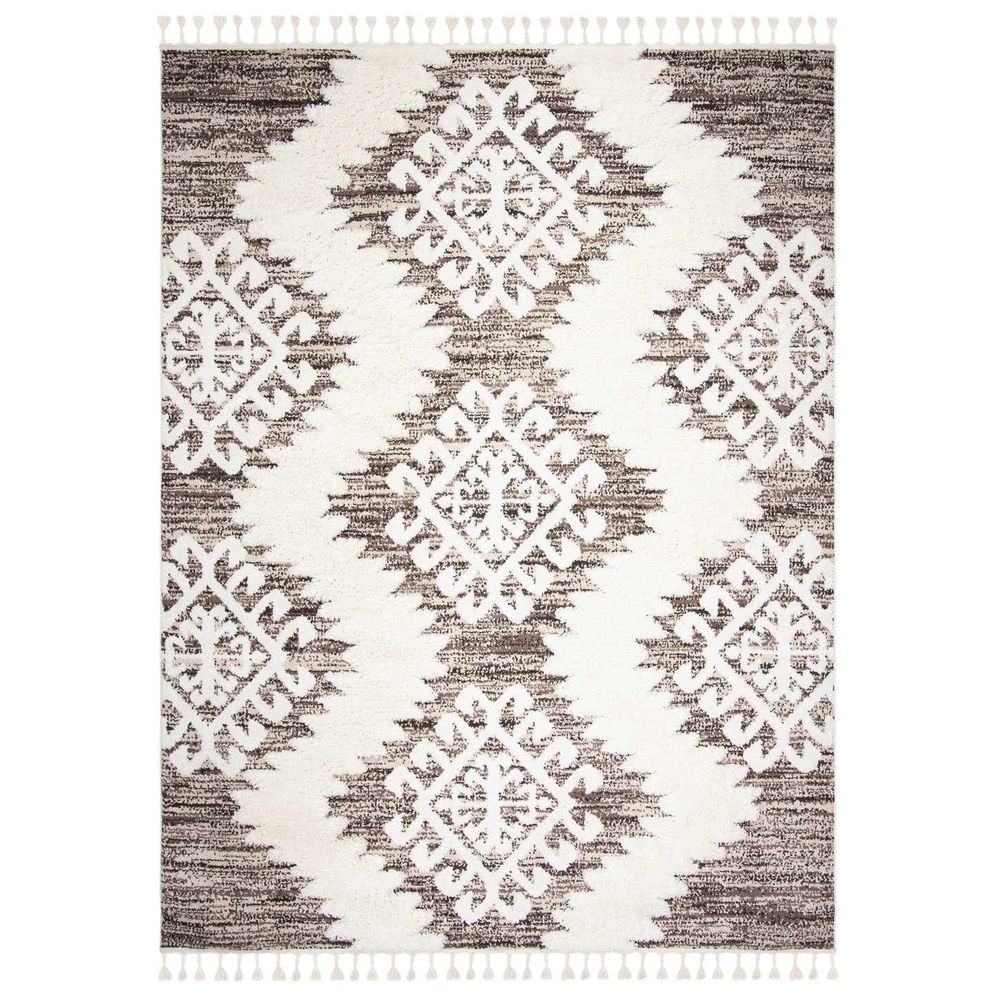 Safavieh Poignets marocains à franges, style bohème tribal, 5 cm d'épaisseur