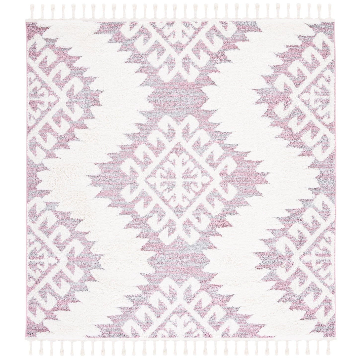 Safavieh Poignets marocains à franges, style bohème tribal, 5 cm d'épaisseur