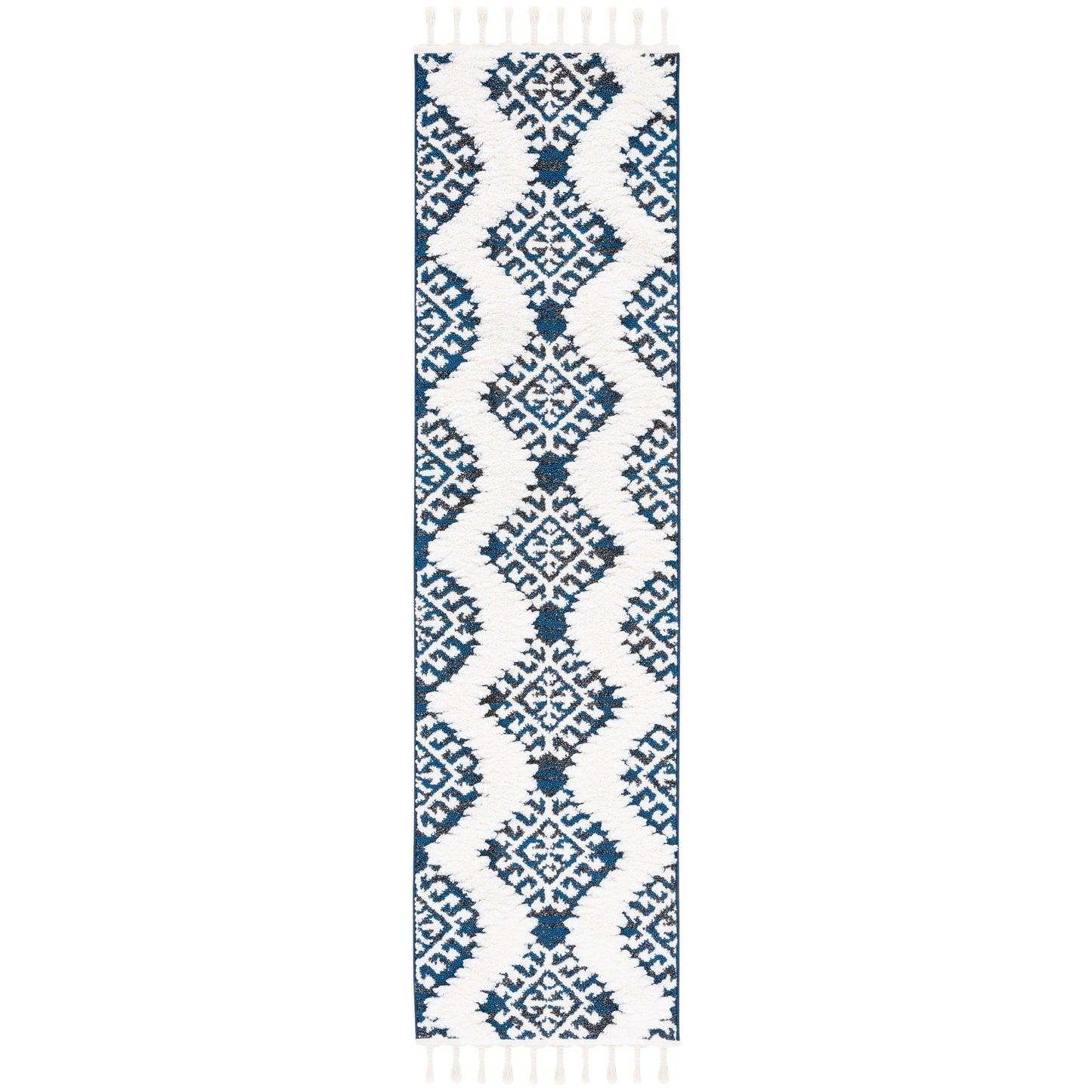 Safavieh Poignets marocains à franges, style bohème tribal, 5 cm d'épaisseur