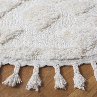 Tapis SAFAVIEH marocain à franges et poils longs Delores, épaisseur 5 cm