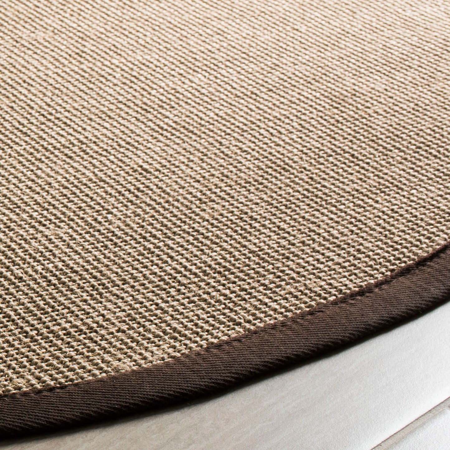 Tapis en sisal SAFAVIEH en fibres naturelles, bordure décontractée Alleen