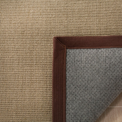 Tapis en sisal SAFAVIEH en fibres naturelles, bordure décontractée Alleen