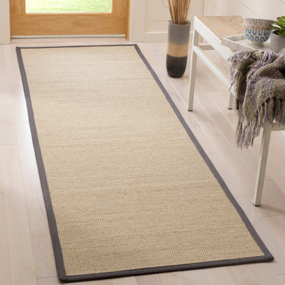 Tapis en sisal SAFAVIEH en fibres naturelles, bordure décontractée Alleen