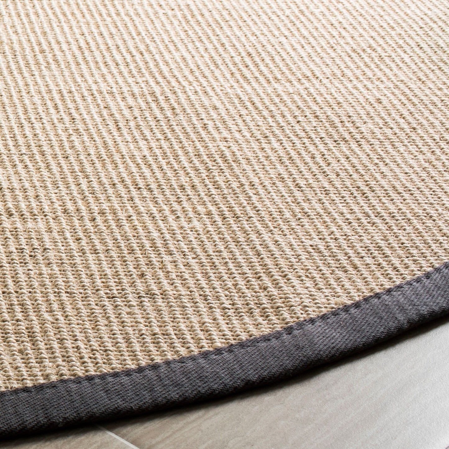 Tapis en sisal SAFAVIEH en fibres naturelles, bordure décontractée Alleen