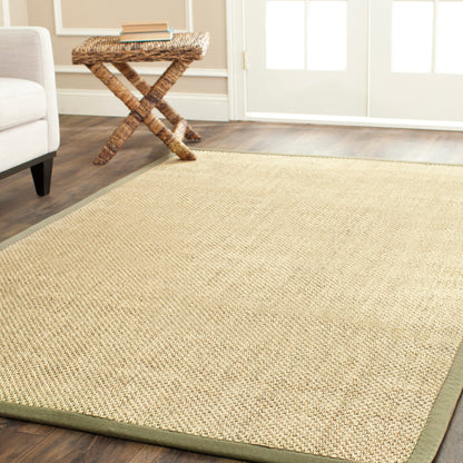 Tapis SAFAVIEH en fibres naturelles Elmyra avec bordure en sisal