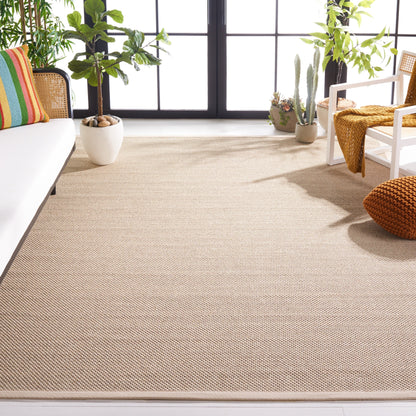 Tapis en sisal Lorine à bordure décontractée en fibres naturelles SAFAVIEH