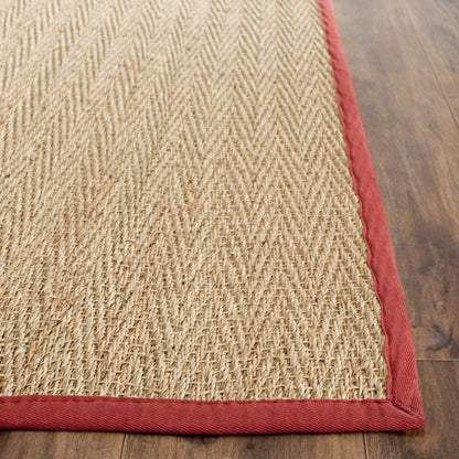 Tapis Trilby en fibres naturelles SAFAVIEH à chevrons en jonc de mer