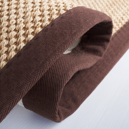 Tapis en sisal SAFAVIEH Venus en fibre naturelle, bordure décontractée