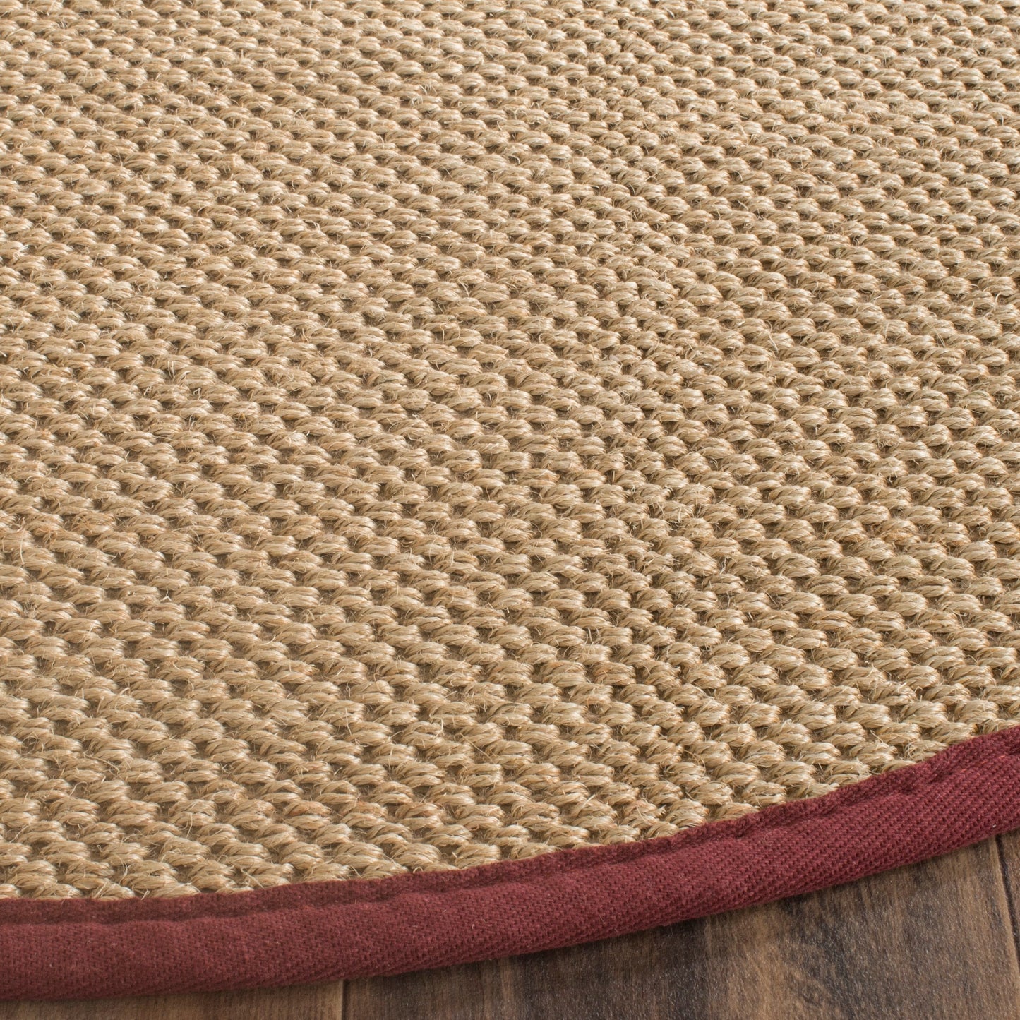 Tapis en sisal SAFAVIEH Venus en fibre naturelle, bordure décontractée