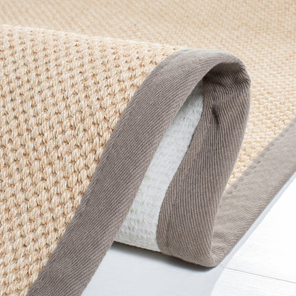 Tapis en sisal SAFAVIEH Venus en fibre naturelle, bordure décontractée