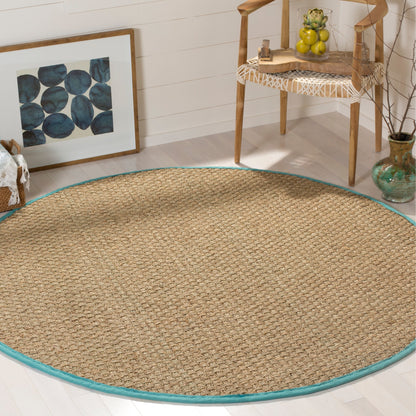 Tapis SAFAVIEH en fibres naturelles Zymryd tissées en jonc de mer