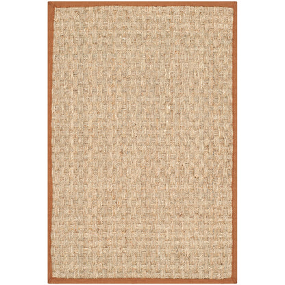 Tapis SAFAVIEH en fibres naturelles Zymryd à motif vannerie en jonc de mer