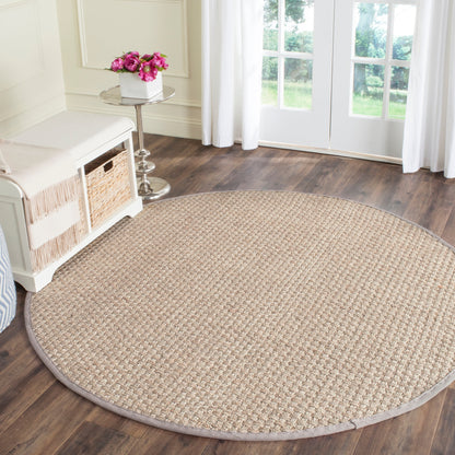 Tapis SAFAVIEH en fibres naturelles Zymryd tissées en jonc de mer