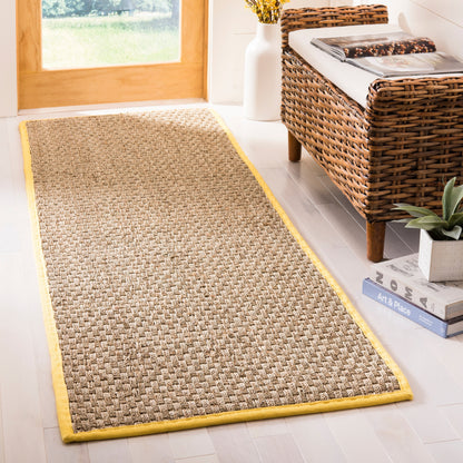 Tapis SAFAVIEH en fibres naturelles Zymryd tissées en jonc de mer