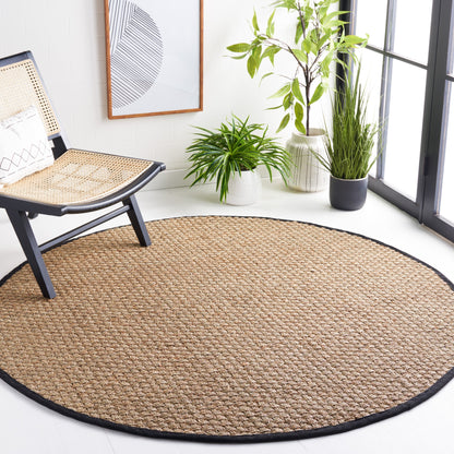 Tapis SAFAVIEH en fibres naturelles Zymryd à motif vannerie en jonc de mer