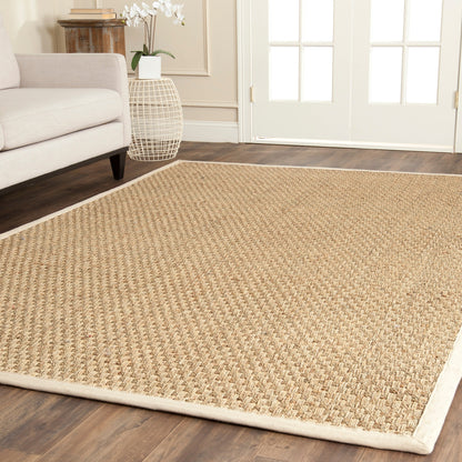 Tapis SAFAVIEH en fibres naturelles Zymryd tissées en jonc de mer