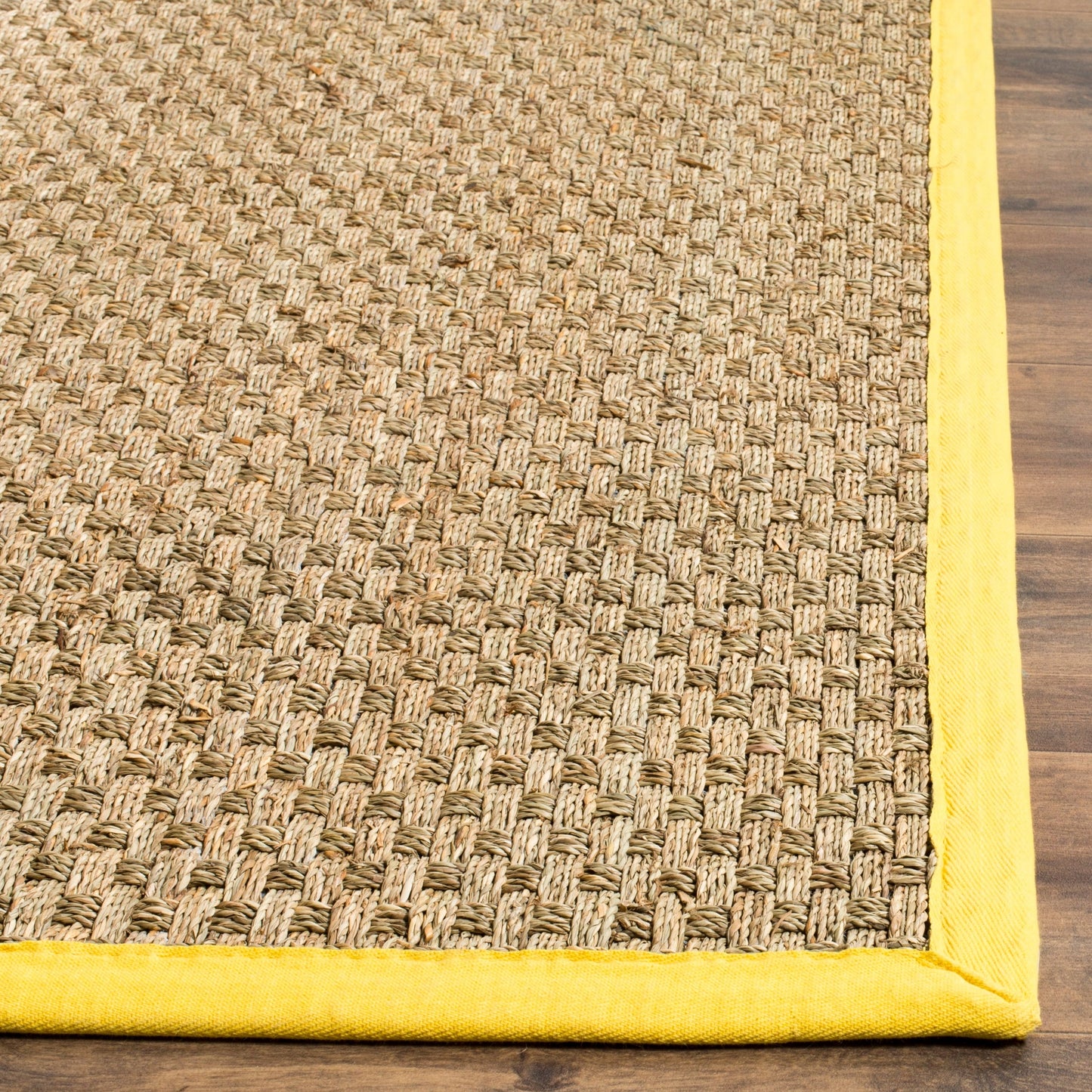 Tapis SAFAVIEH en fibres naturelles Zymryd tissées en jonc de mer