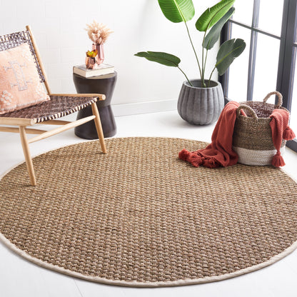 Tapis SAFAVIEH en fibres naturelles Zymryd tissées en jonc de mer