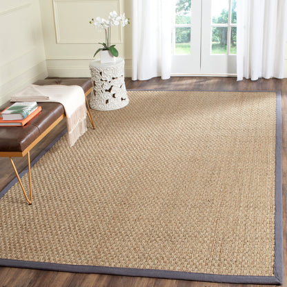 Tapis SAFAVIEH en fibres naturelles Zymryd tissées en jonc de mer
