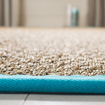 Tapis SAFAVIEH en fibres naturelles Zymryd tissées en jonc de mer