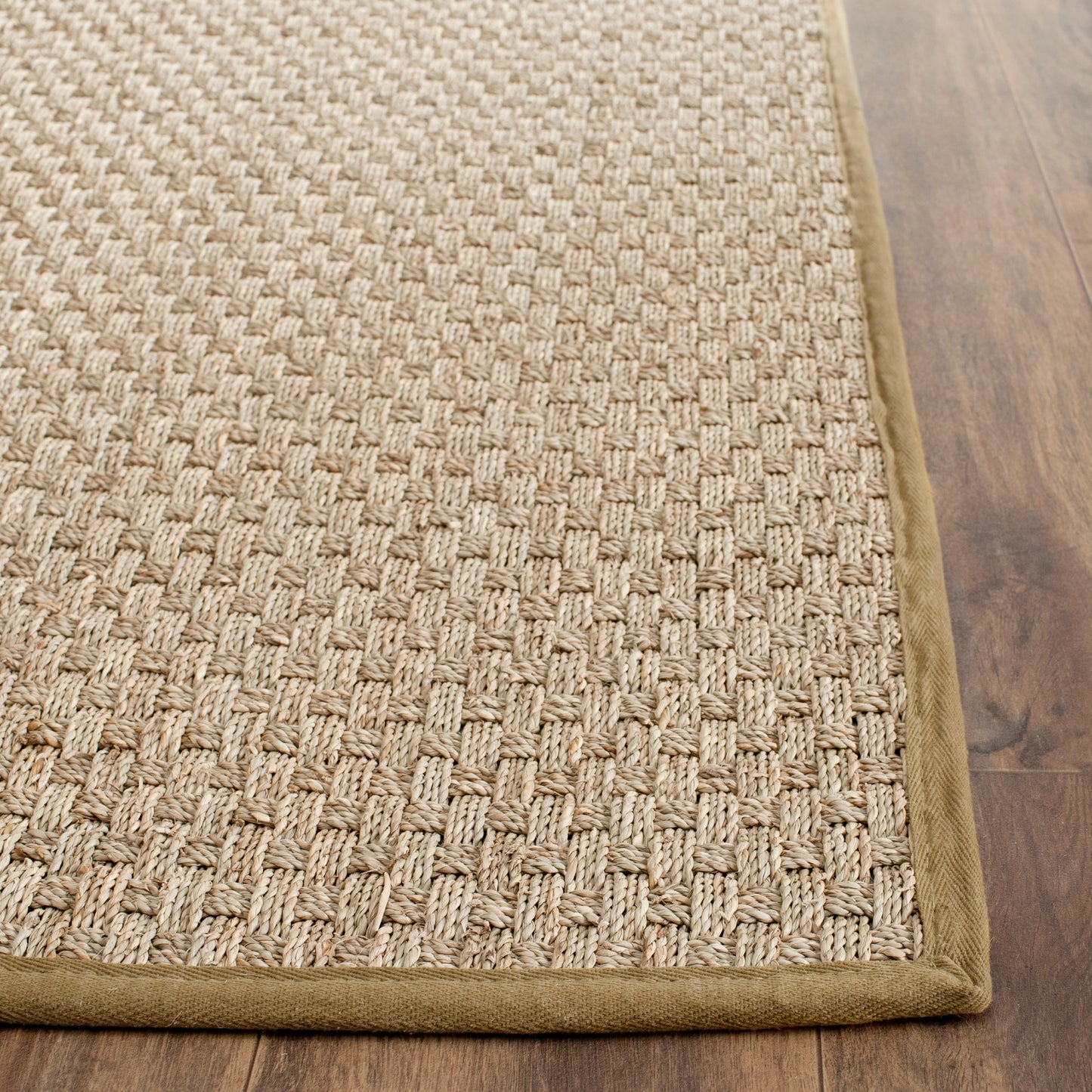 Tapis SAFAVIEH en fibres naturelles Zymryd tissées en jonc de mer