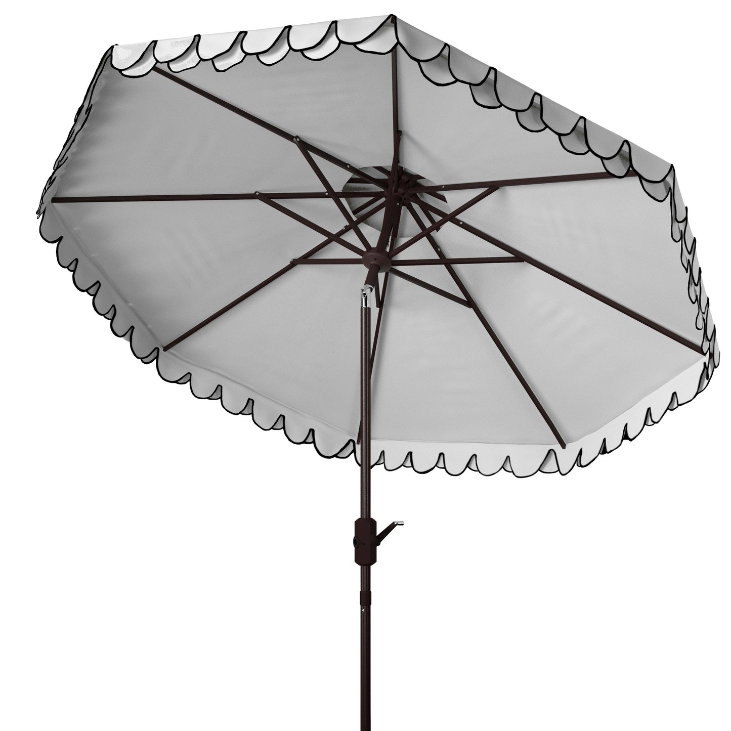 Parasol double toit SAFAVIEH Outdoor Kjerstin Valance 9 pieds