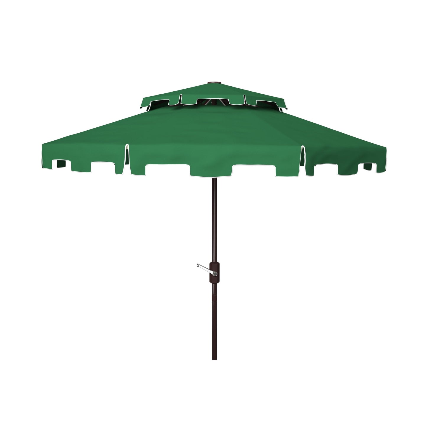 Parasol de marché double SAFAVIEH Outdoor Livia 9 pieds, base non incluse