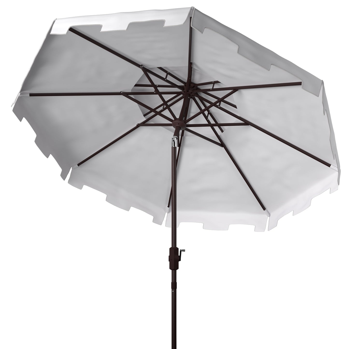 Parasol de marché double SAFAVIEH Outdoor Livia 9 pieds, base non incluse