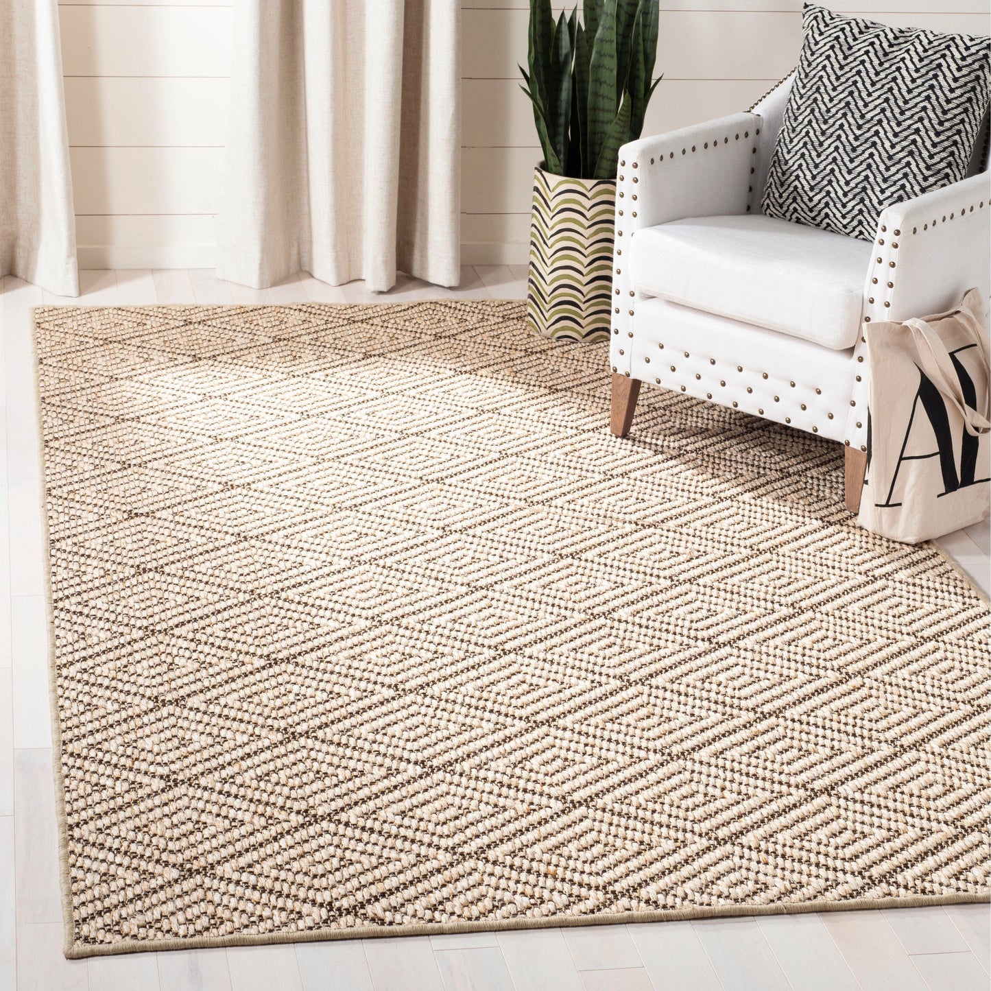 Tapis moderne en sisal Palm Beach Vennie de SAFAVIEH