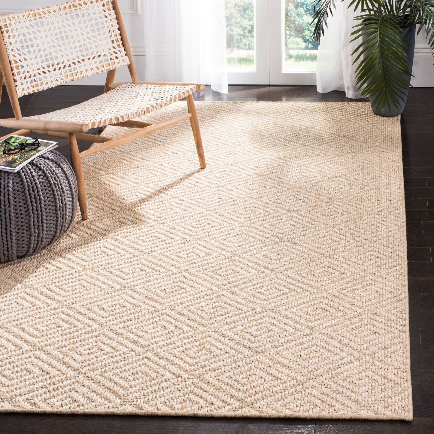 Tapis moderne en sisal Palm Beach Vennie de SAFAVIEH