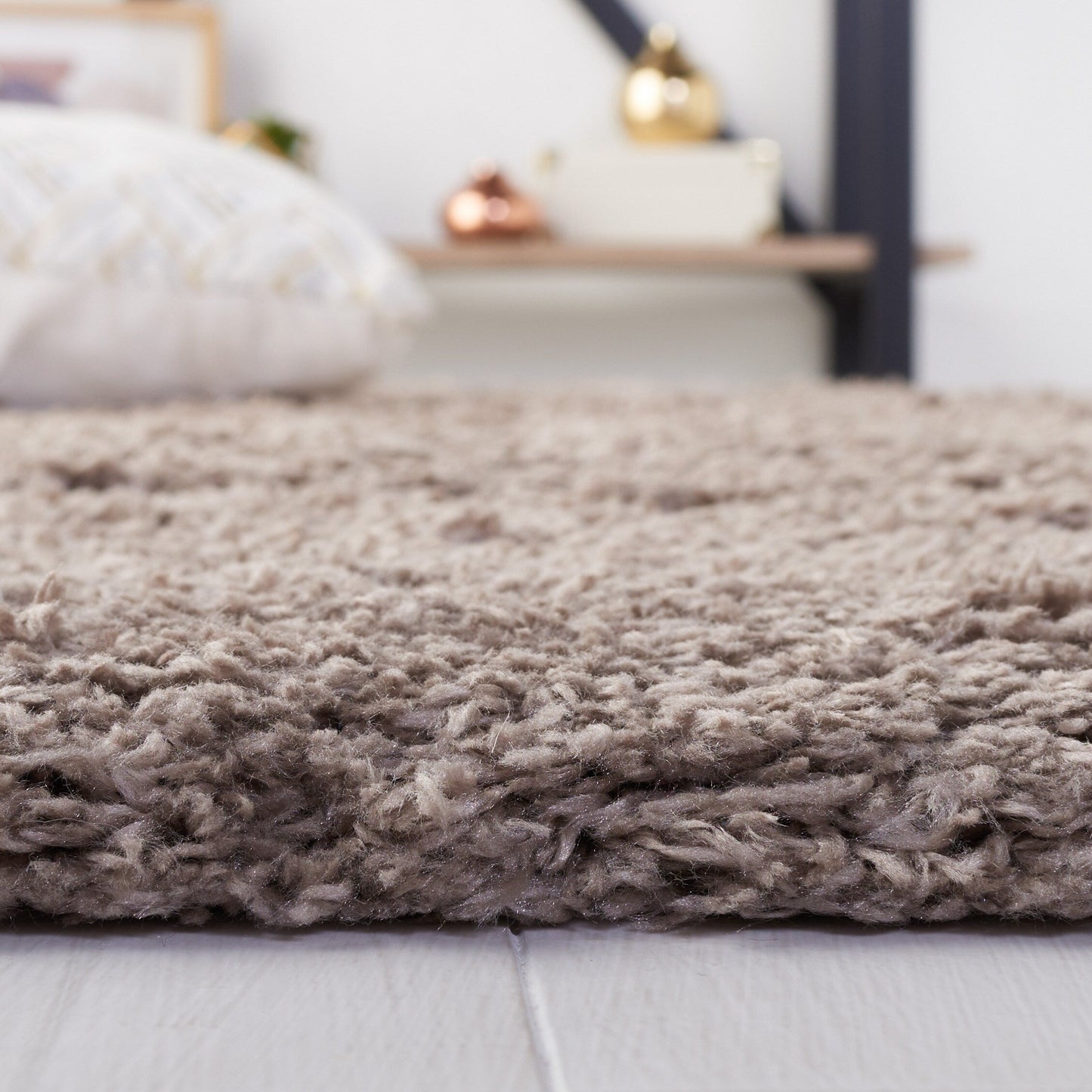 SAFAVIEH Polar Shag Alabama Glam Solide 7,6 cm Extra Épaisseur