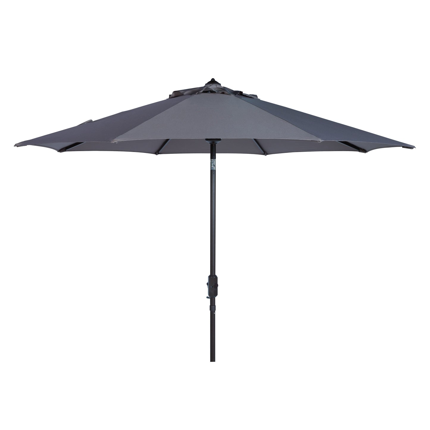 Parasol de terrasse SAFAVIEH Rieta en aluminium, inclinable et à manivelle, 2,74 m (9 pi), base non incluse