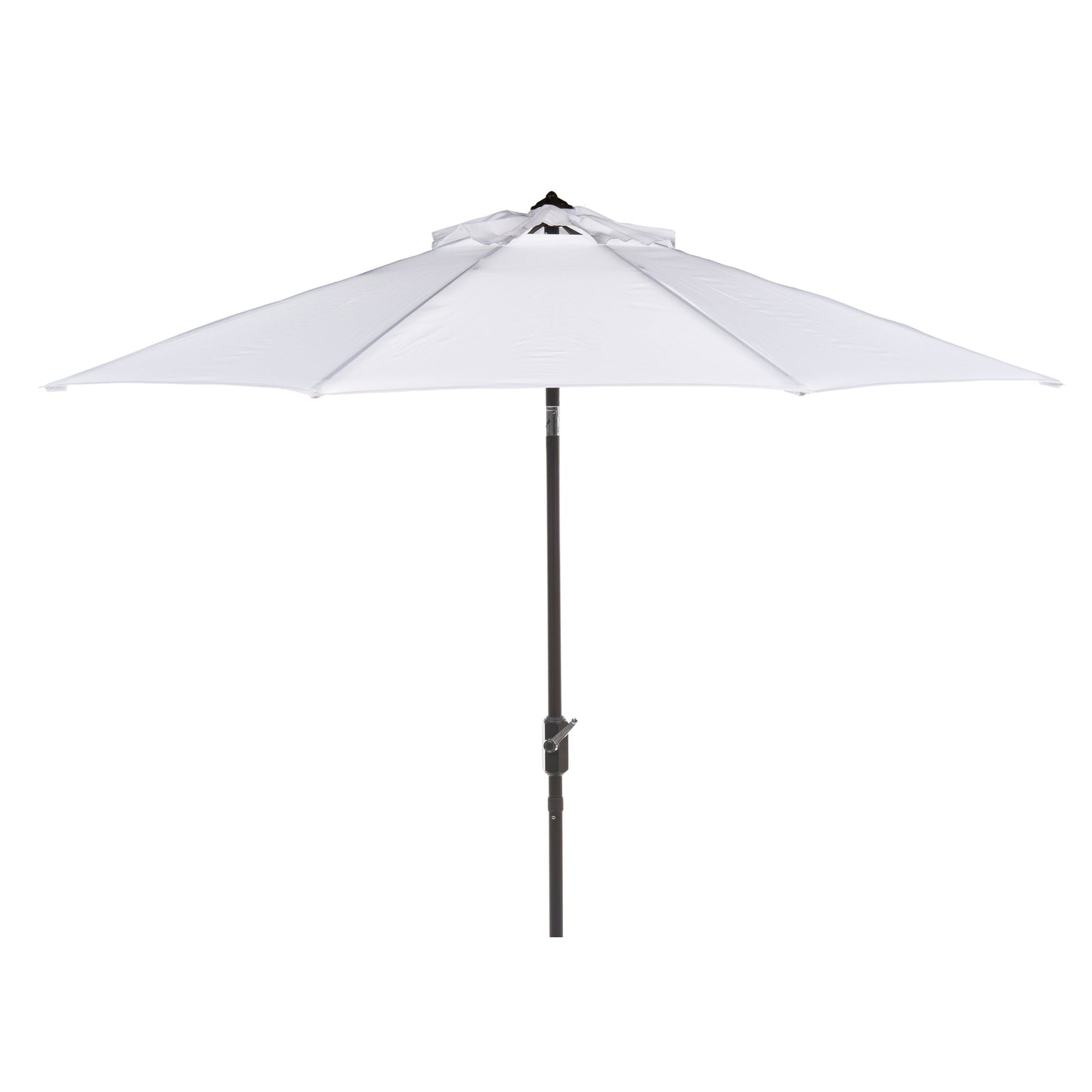 Parasol de terrasse SAFAVIEH Rieta en aluminium, inclinable et à manivelle, 2,74 m (9 pi), base non incluse