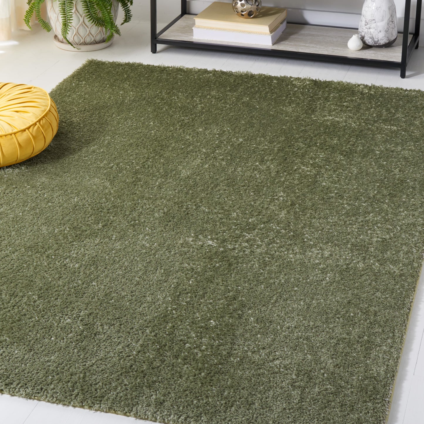 Tapis SAFAVIEH Tahoe Shag Indiana uni de 3 cm d'épaisseur