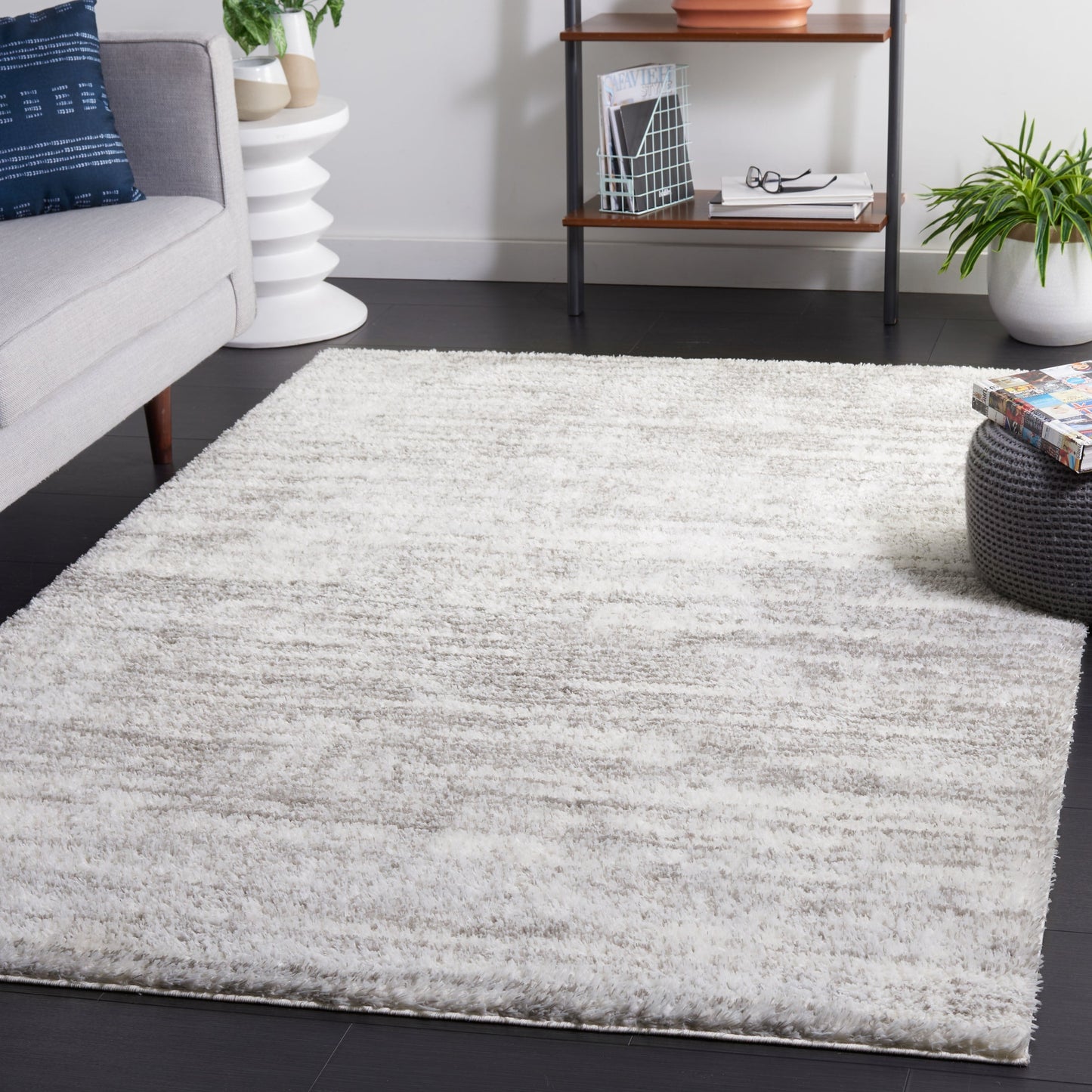 Tapis SAFAVIEH Tahoe Shag Mahala Abstract de 3 cm d'épaisseur