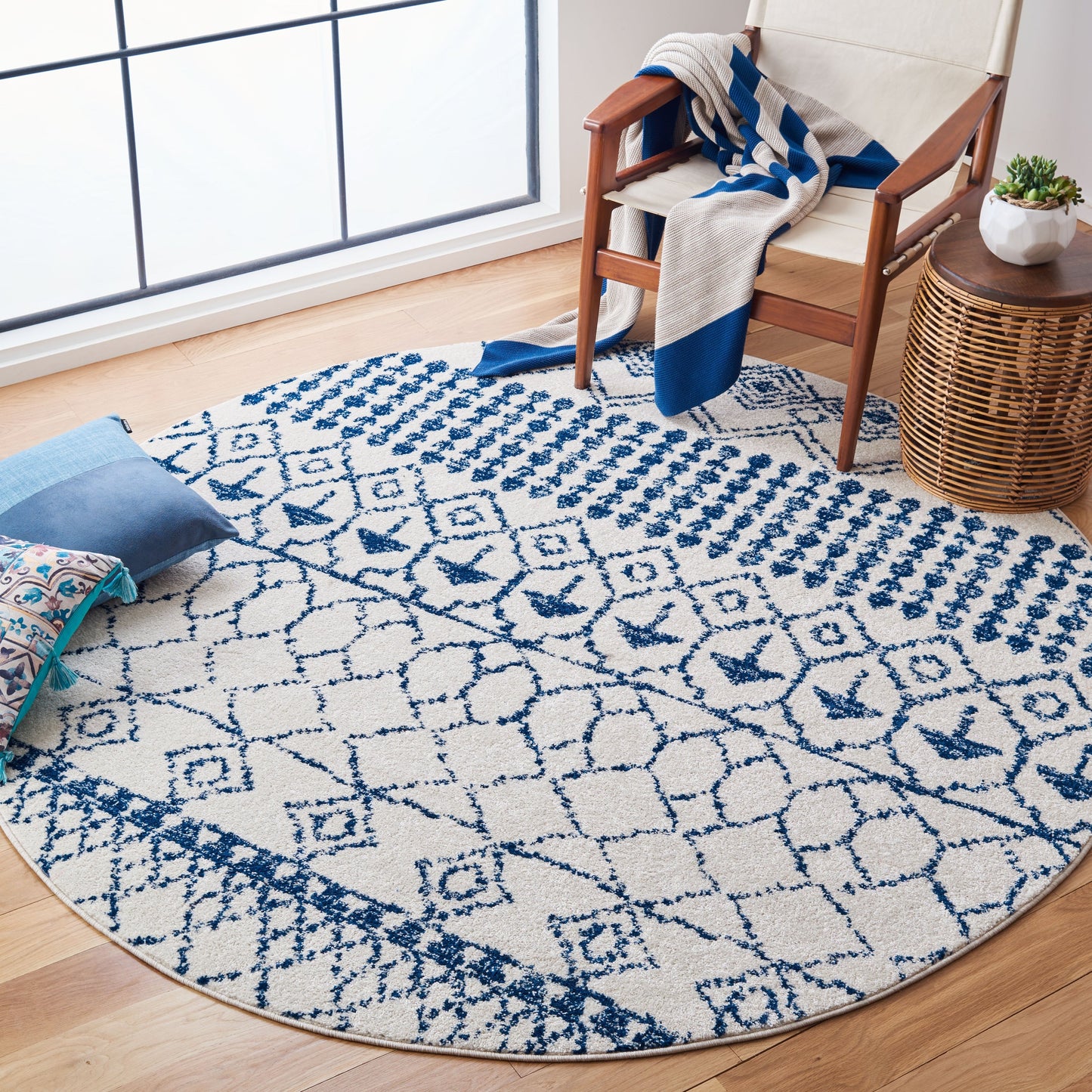 Tapis SAFAVIEH Tulum Ethelyn rustique marocain bohème tribal