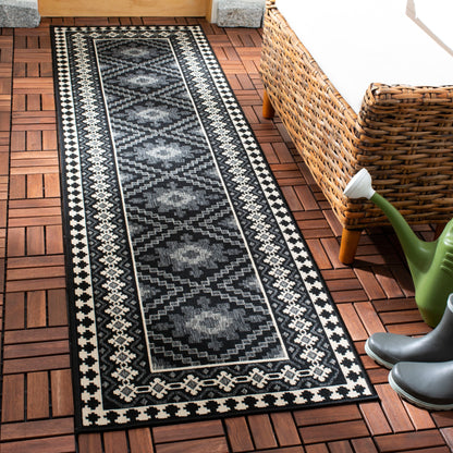 Tapis d'intérieur/extérieur imperméable SAFAVIEH Veranda Rita pour terrasse ou jardin