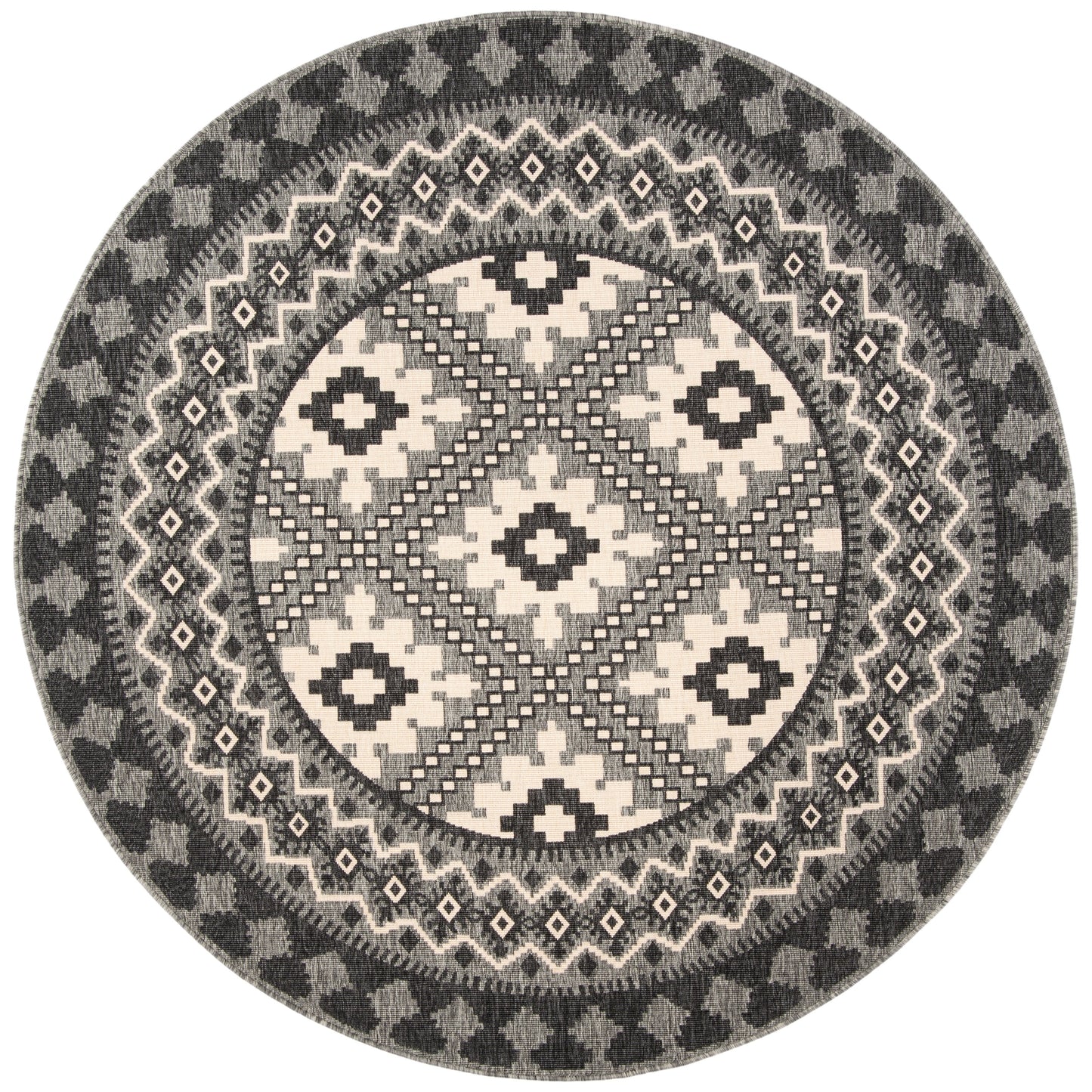 Tapis d'intérieur/extérieur imperméable SAFAVIEH Veranda Rita pour terrasse ou jardin