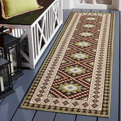 Tapis d'intérieur/extérieur imperméable SAFAVIEH Veranda Rita pour terrasse ou jardin