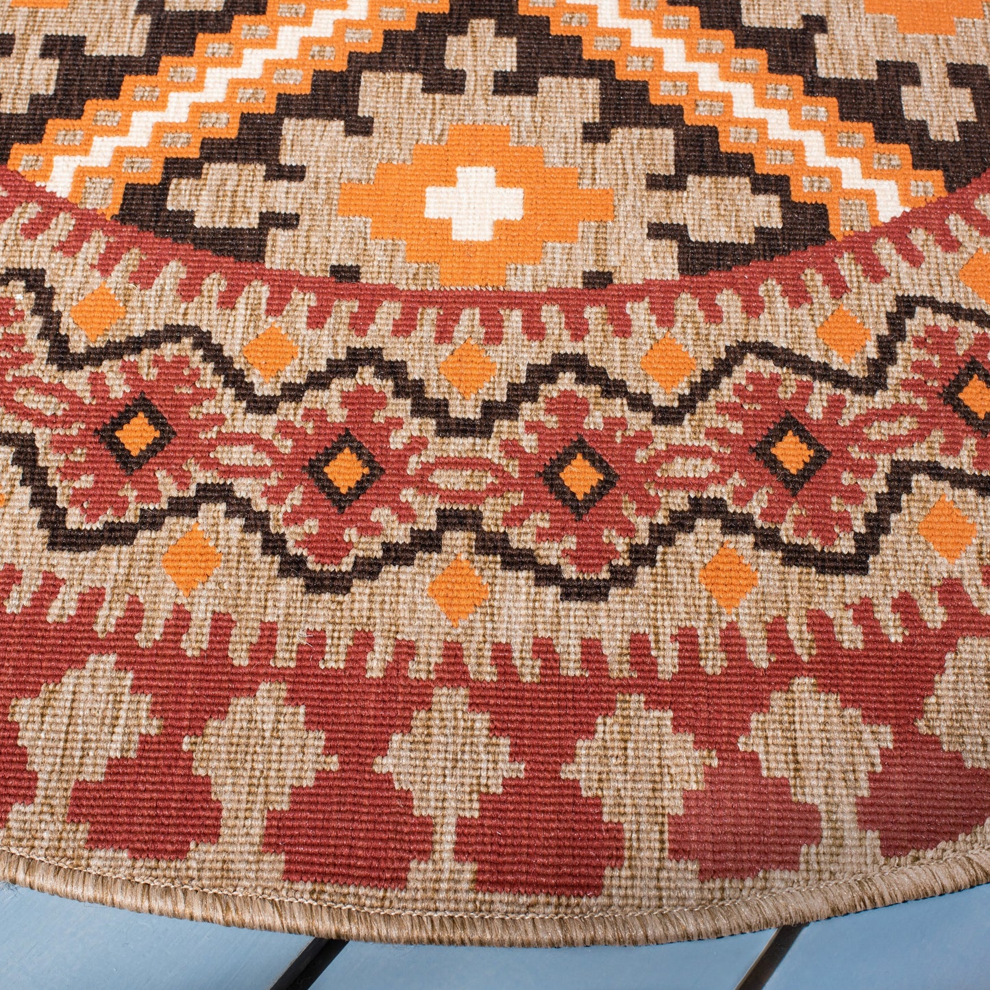 Tapis d'intérieur/extérieur imperméable SAFAVIEH Veranda Rita pour terrasse ou jardin