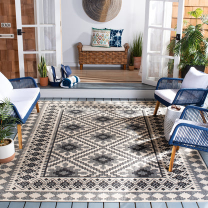 Tapis d'intérieur/extérieur imperméable SAFAVIEH Veranda Rita pour terrasse ou jardin
