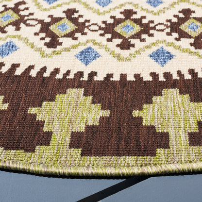 Tapis d'intérieur/extérieur imperméable SAFAVIEH Veranda Rita pour terrasse ou jardin