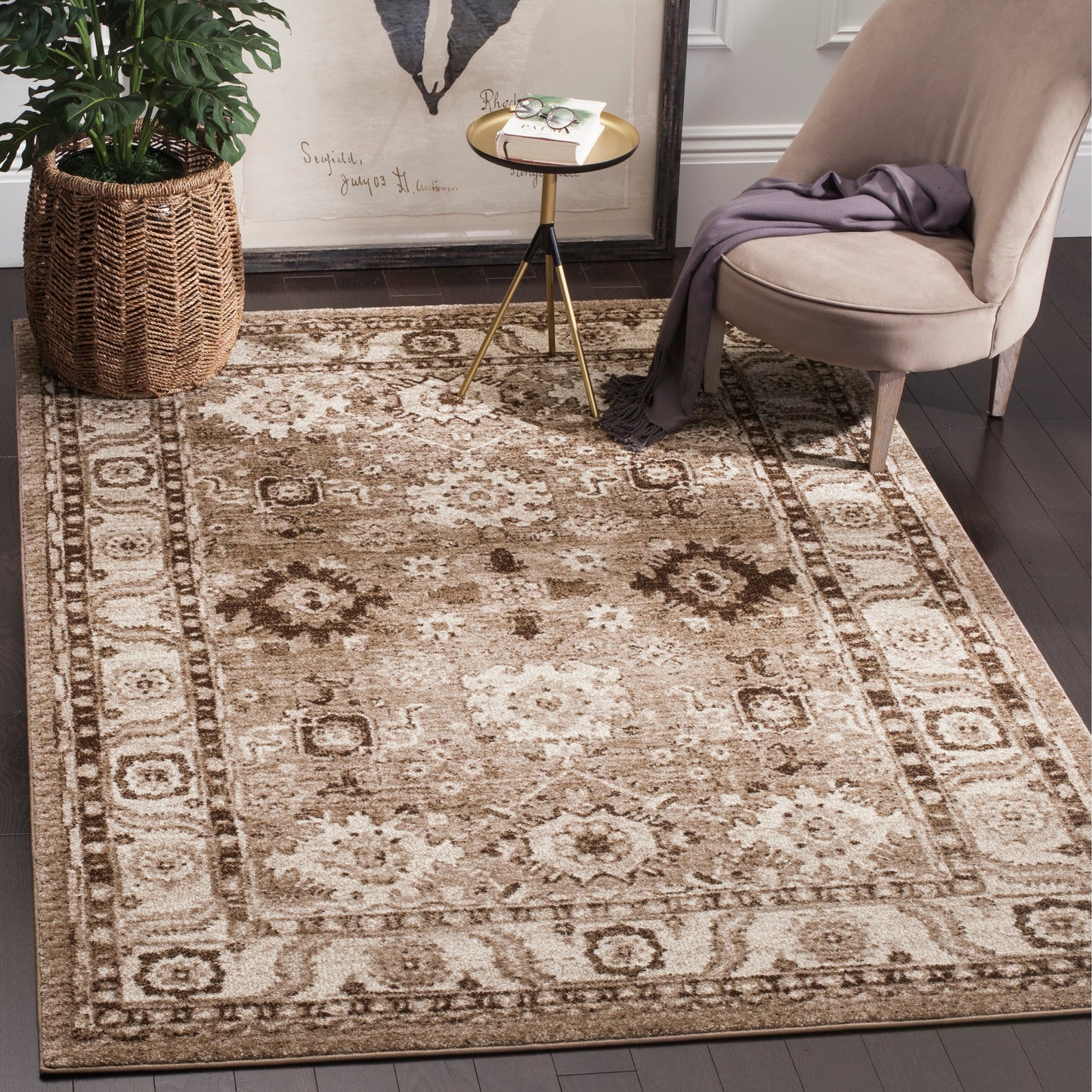 Tapis oriental traditionnel vintage Hamadan Bridget de SAFAVIEH