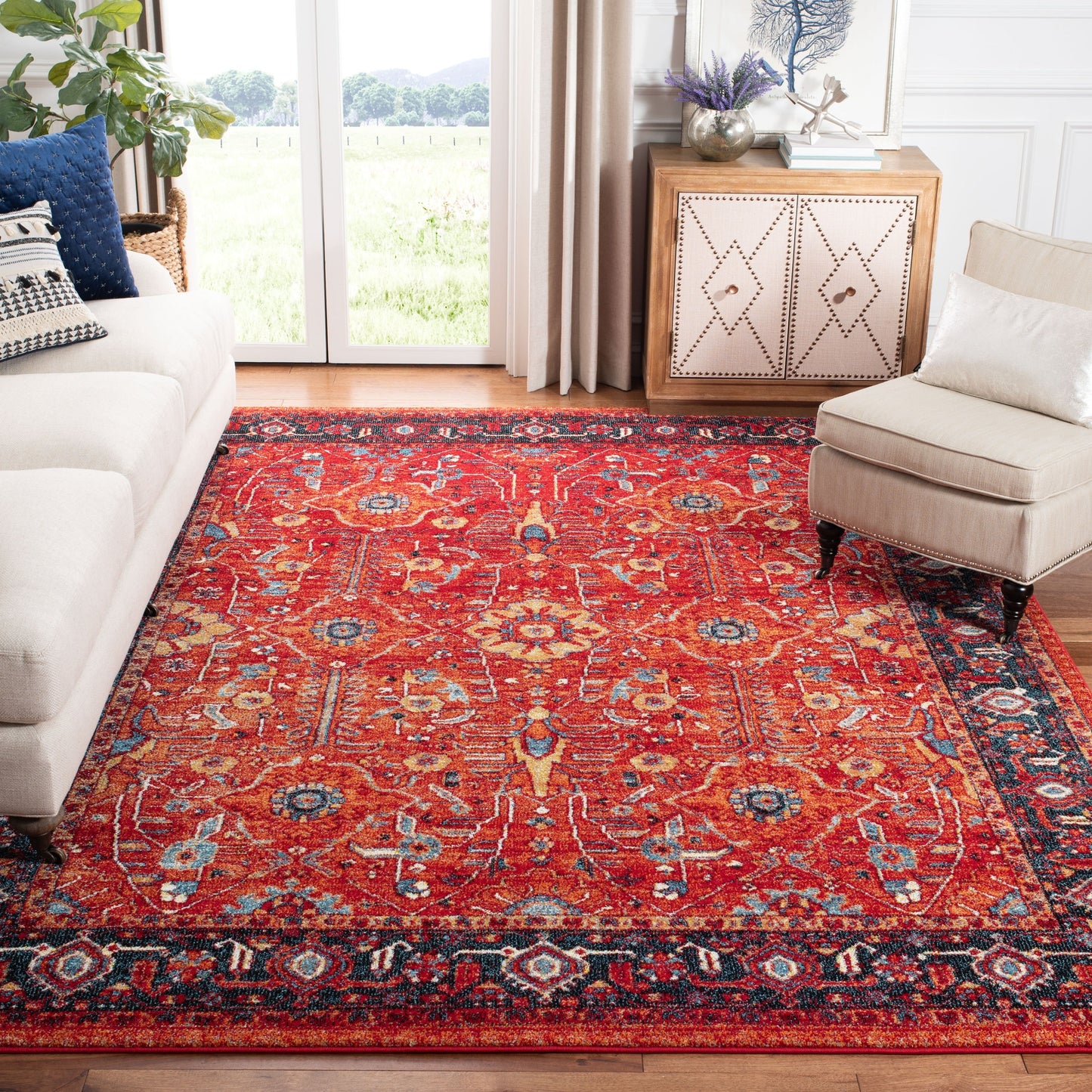 SAFAVIEH Tapis Oriental Vintage Hamadan Kishiko