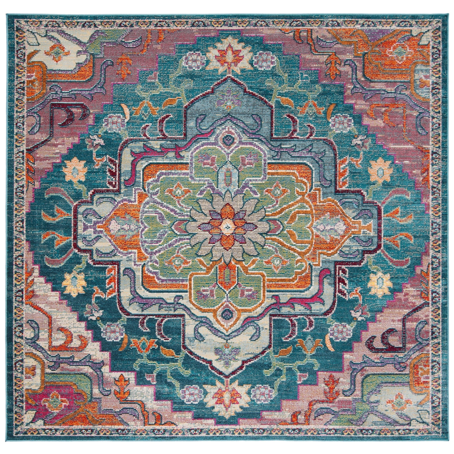 SAFAVIEH, Tapis Médaillon Boho Vintage Crystal Naimat
