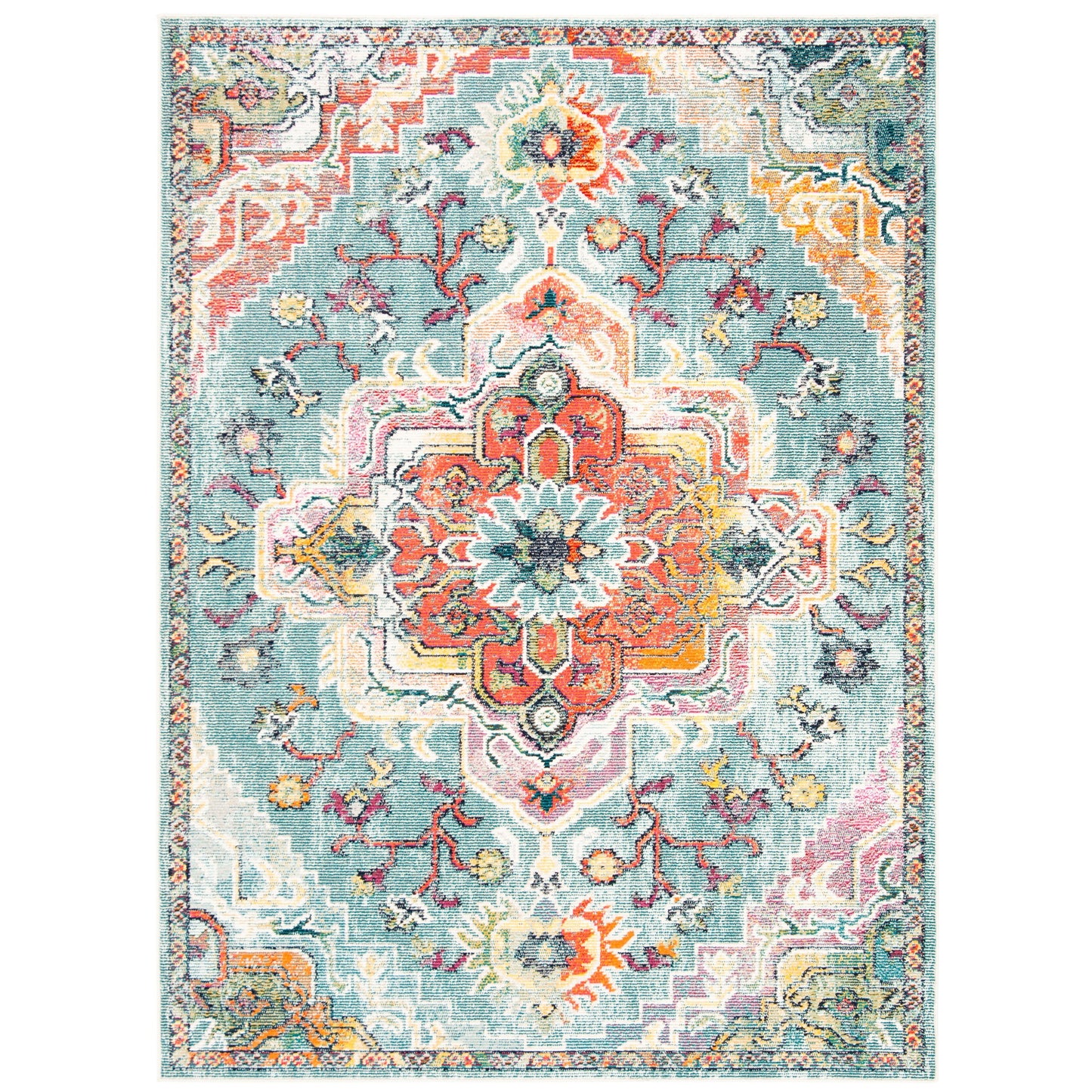 SAFAVIEH, Tapis Médaillon Boho Vintage Crystal Naimat