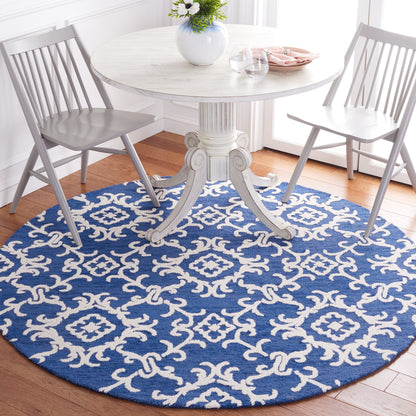 SAFAVIEH, Tapis en laine moderne à motif floral Blossom Vesela, fait main