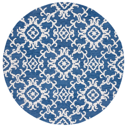 SAFAVIEH, Tapis en laine moderne à motif floral Blossom Vesela, fait main